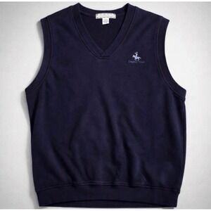 Nicklaus Mens XXL Navy V-Neck Sweater Vest Vintage 90s y2k Retro